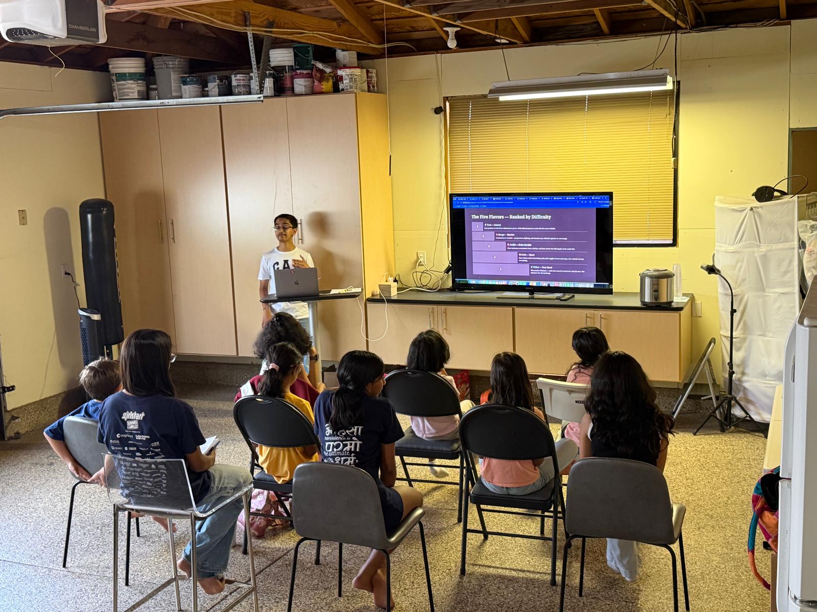 Students attending Vihaan's August 2026 AI class